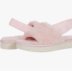 Koolaburra By Ugg Pink Open Toe Sling back Slipper 9 New